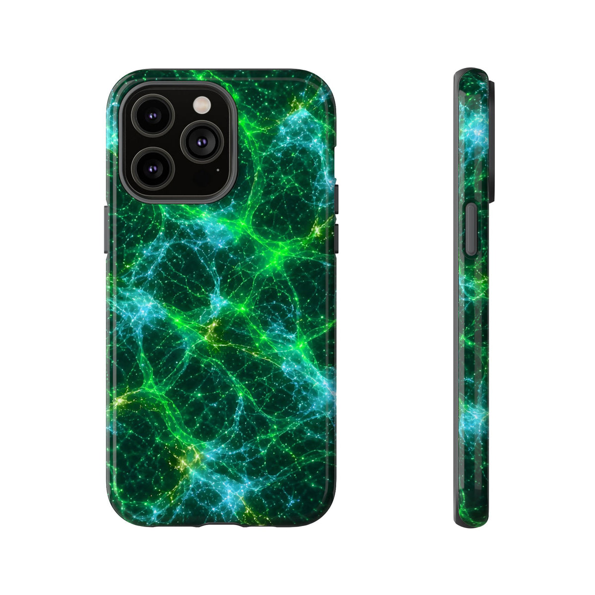 Neon Mycelium - Mermaid Phone Case