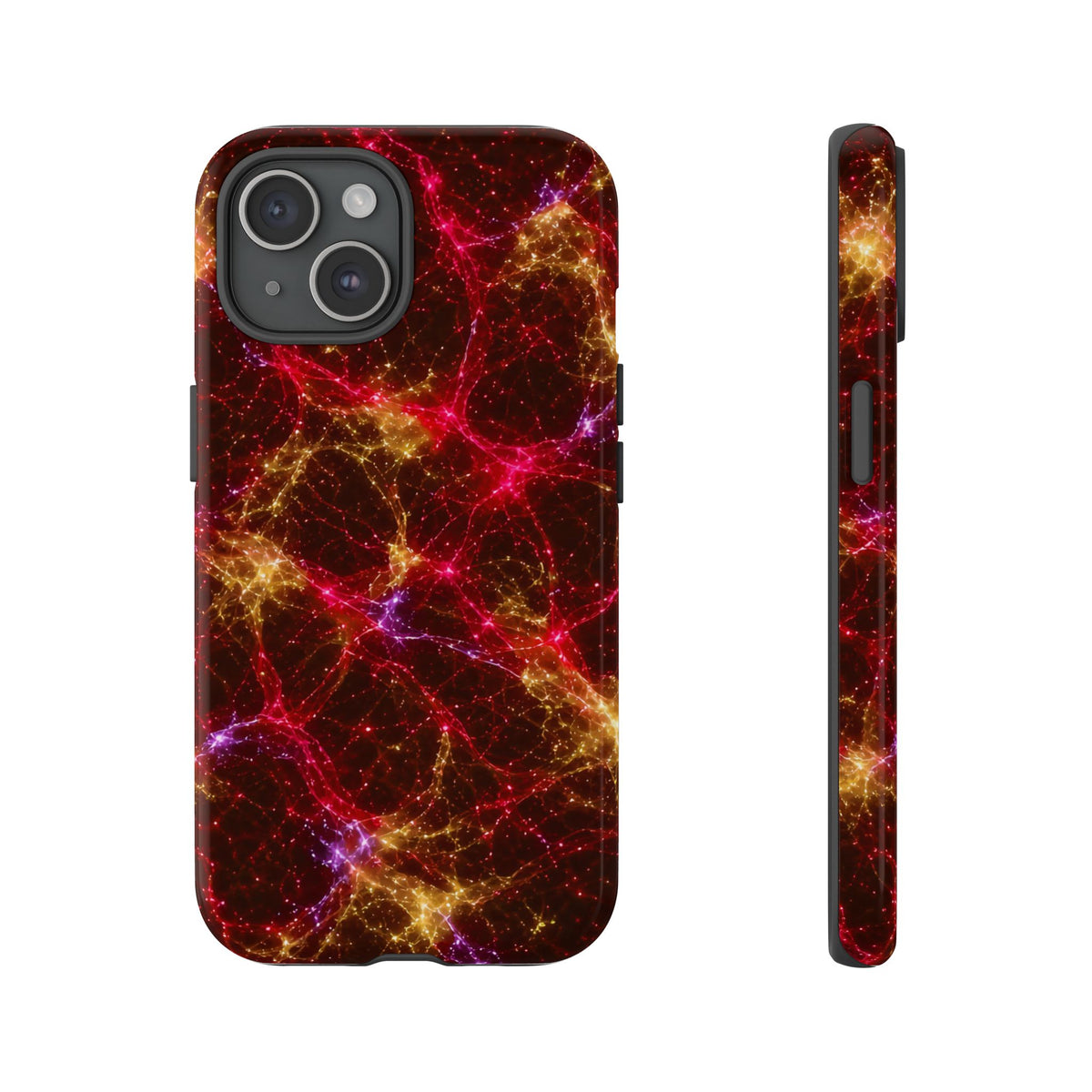 Neon Mycelium - Rainbow Nerve Phone Case