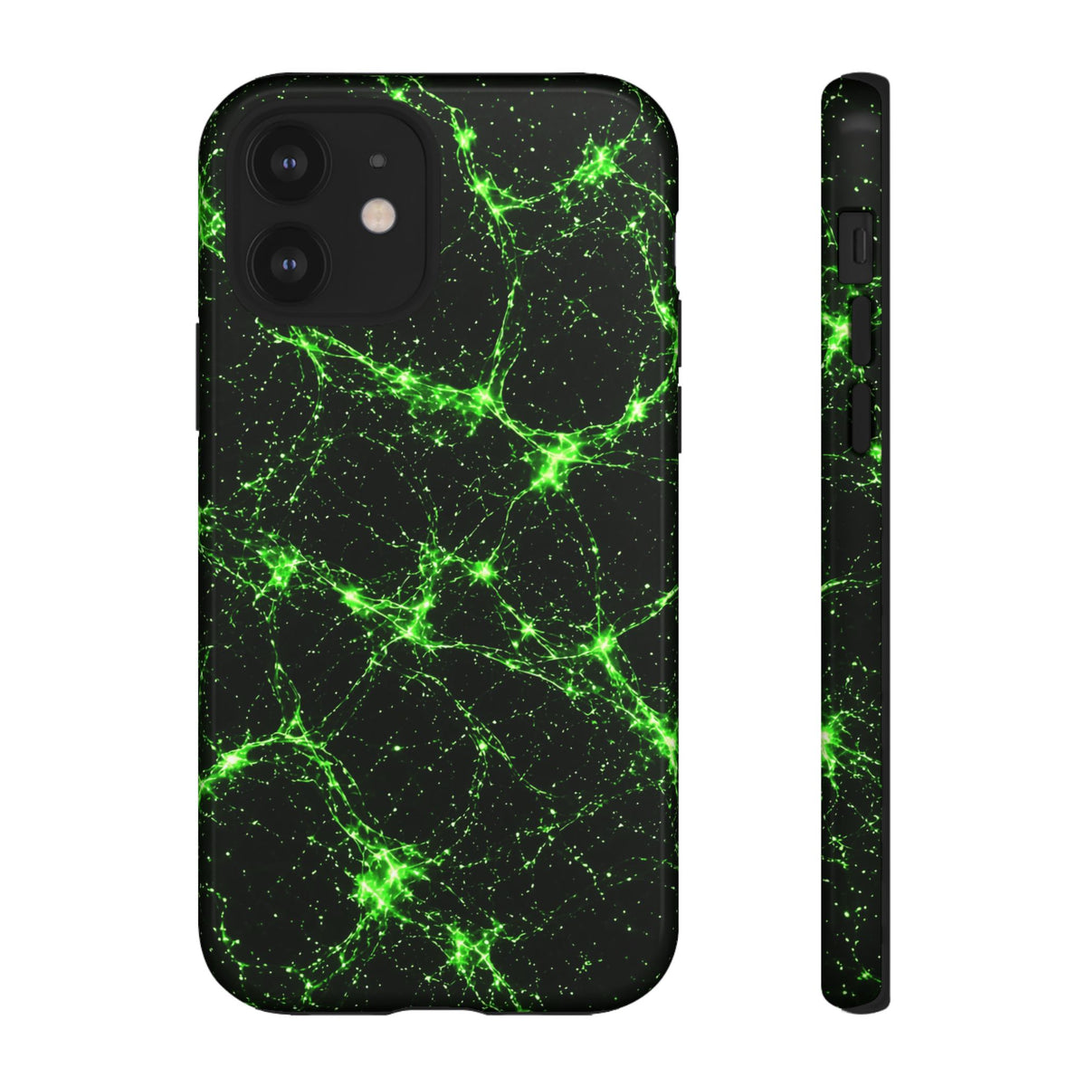 Neon Mycelium - Toxic Lime Phone Case