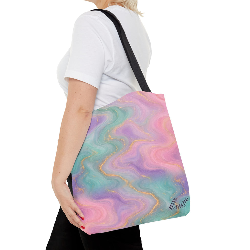 Pastel Marble Tote Bag