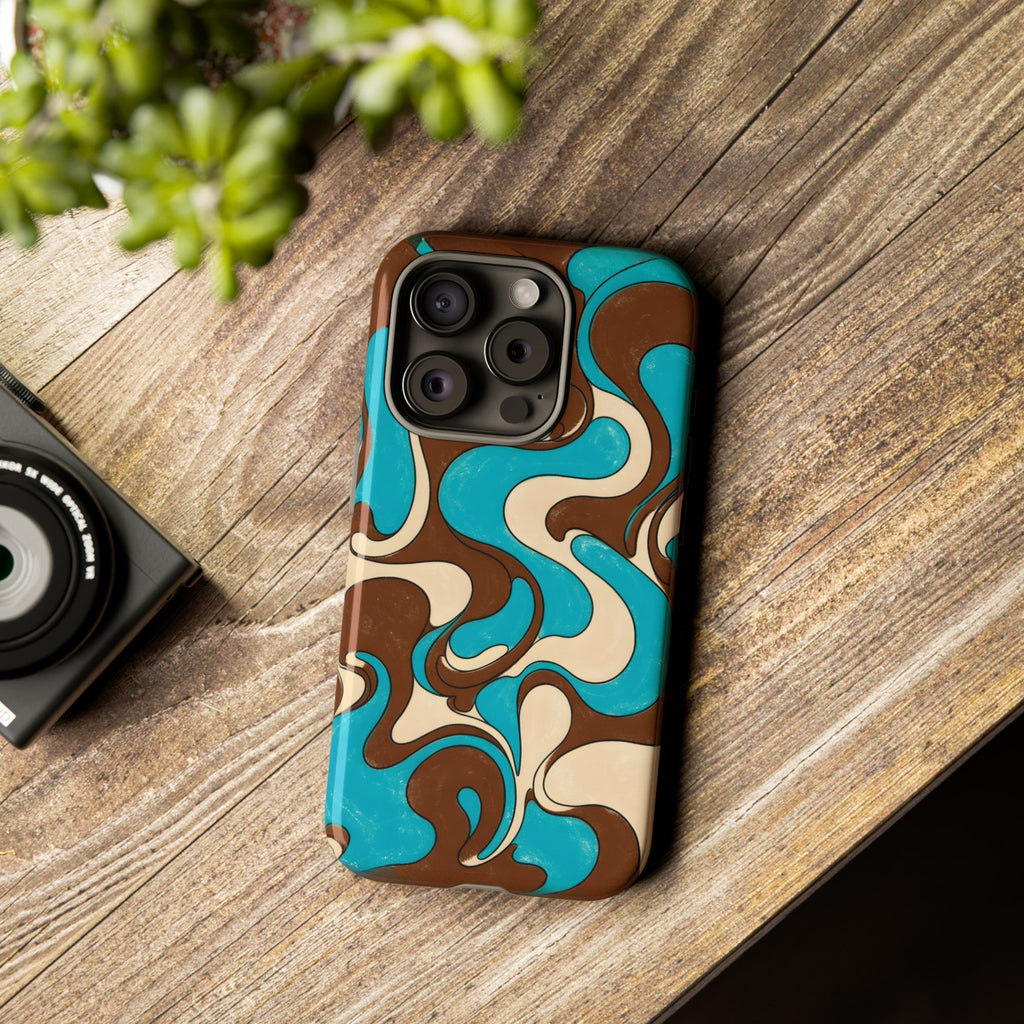 Fillmore Flow - Turquoise & Chocolate Phone Case