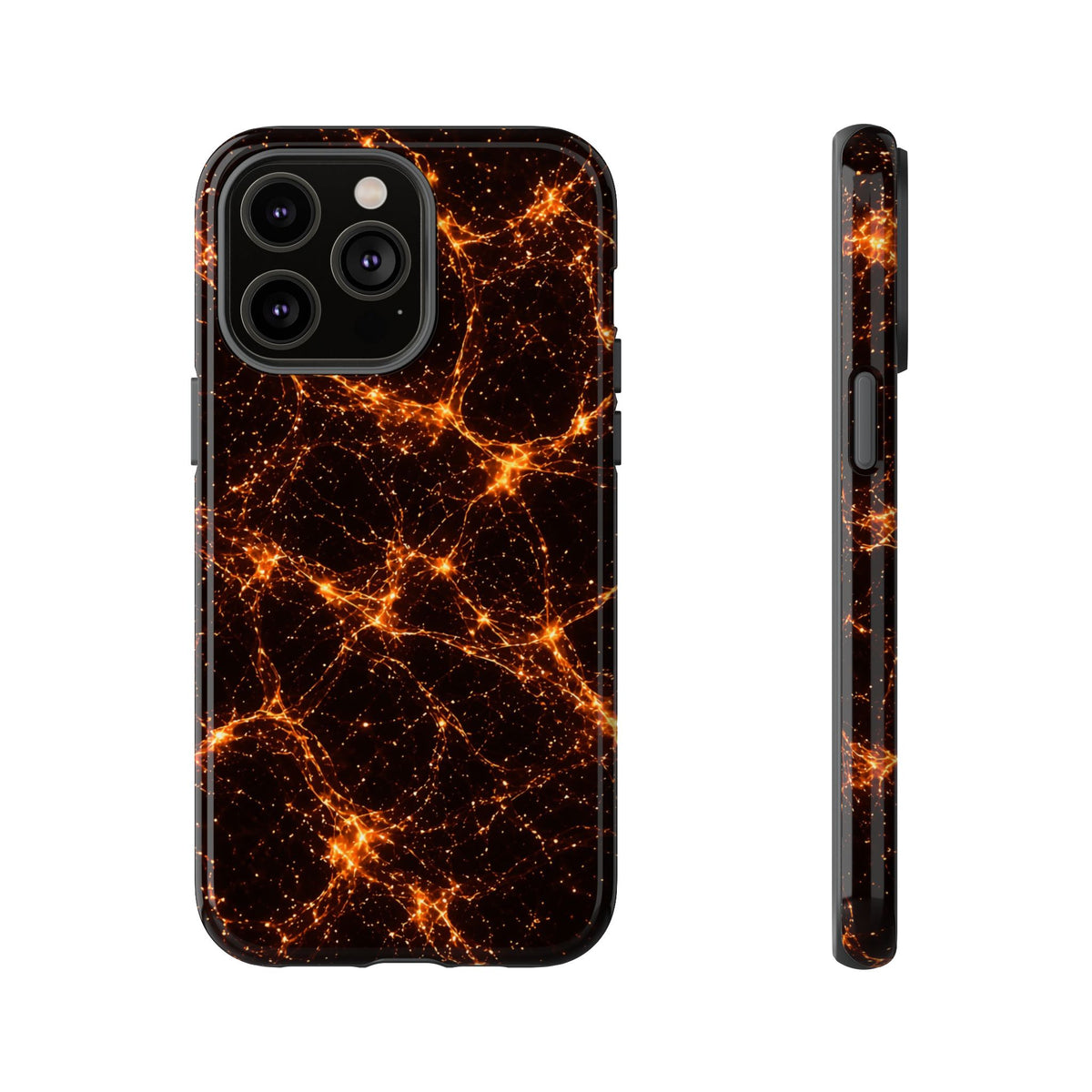 Neon Mycelium - Solar Flare Phone Case