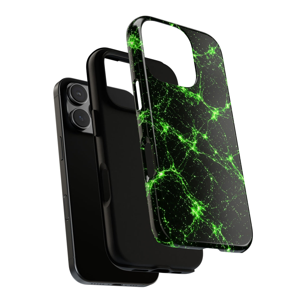 Neon Mycelium - Toxic Lime Phone Case