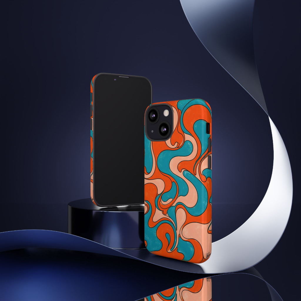 Fillmore Flow - Blood Orange & Teal Phone Case
