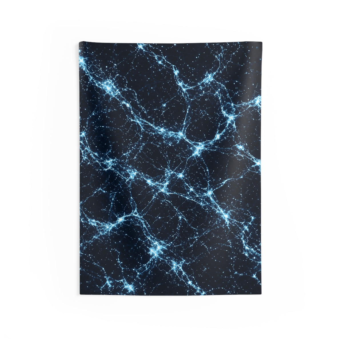 Neon Mycelium - Ice Crystal Tapestry