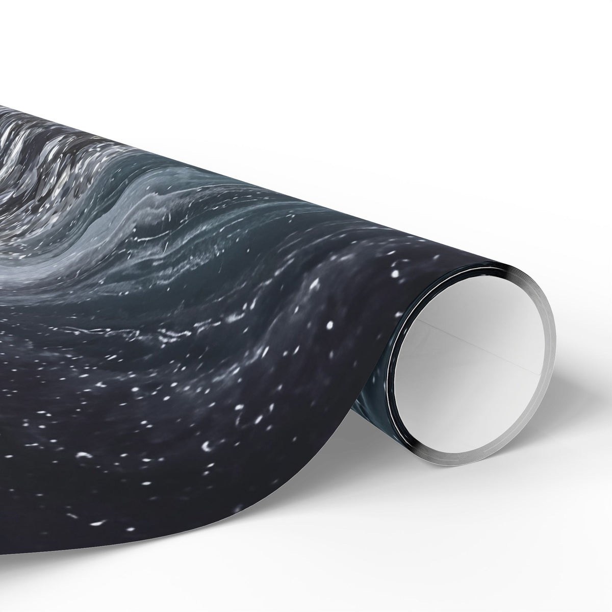 Geode Core - Silver Smoke Wrapping Paper