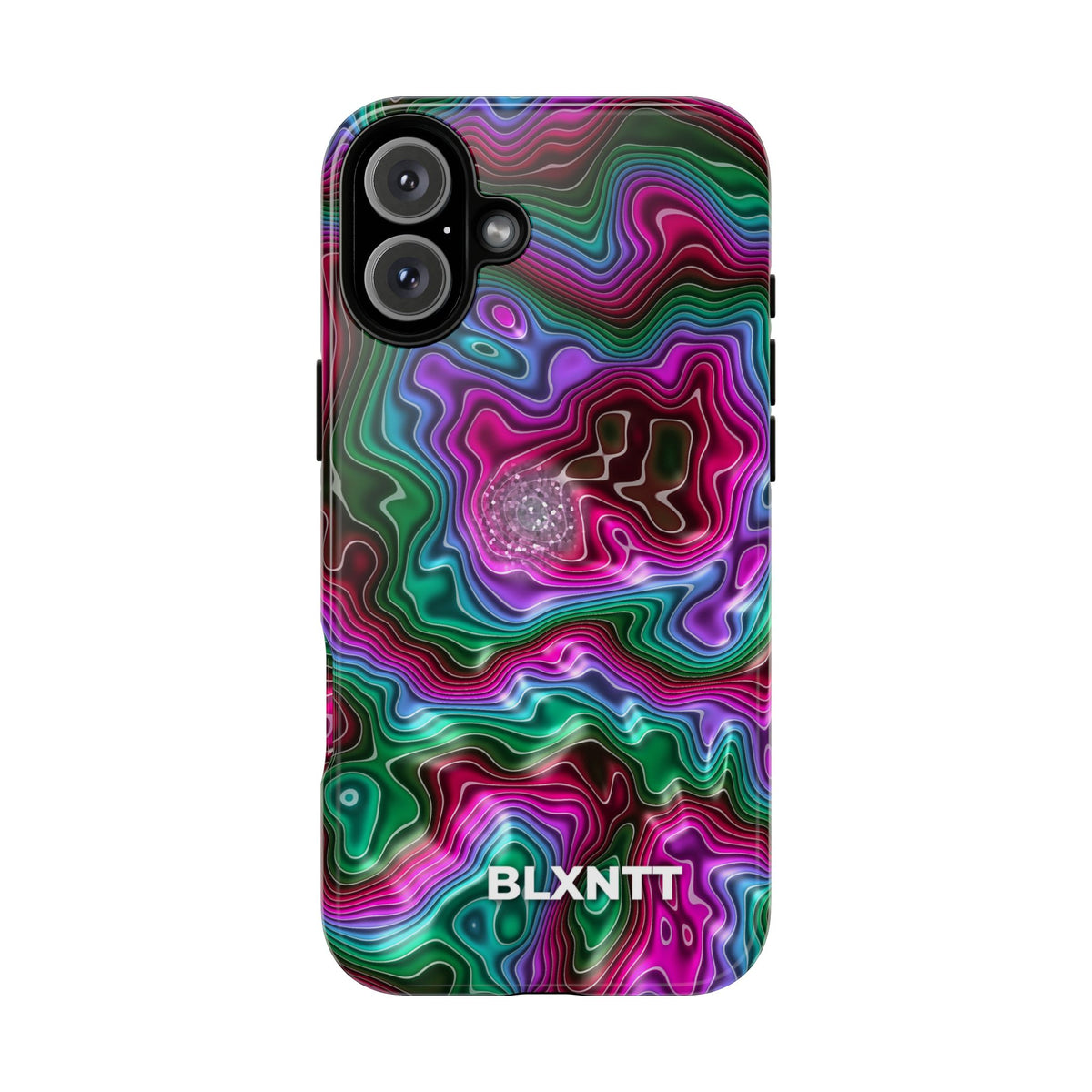 Neon Agate Phone Case