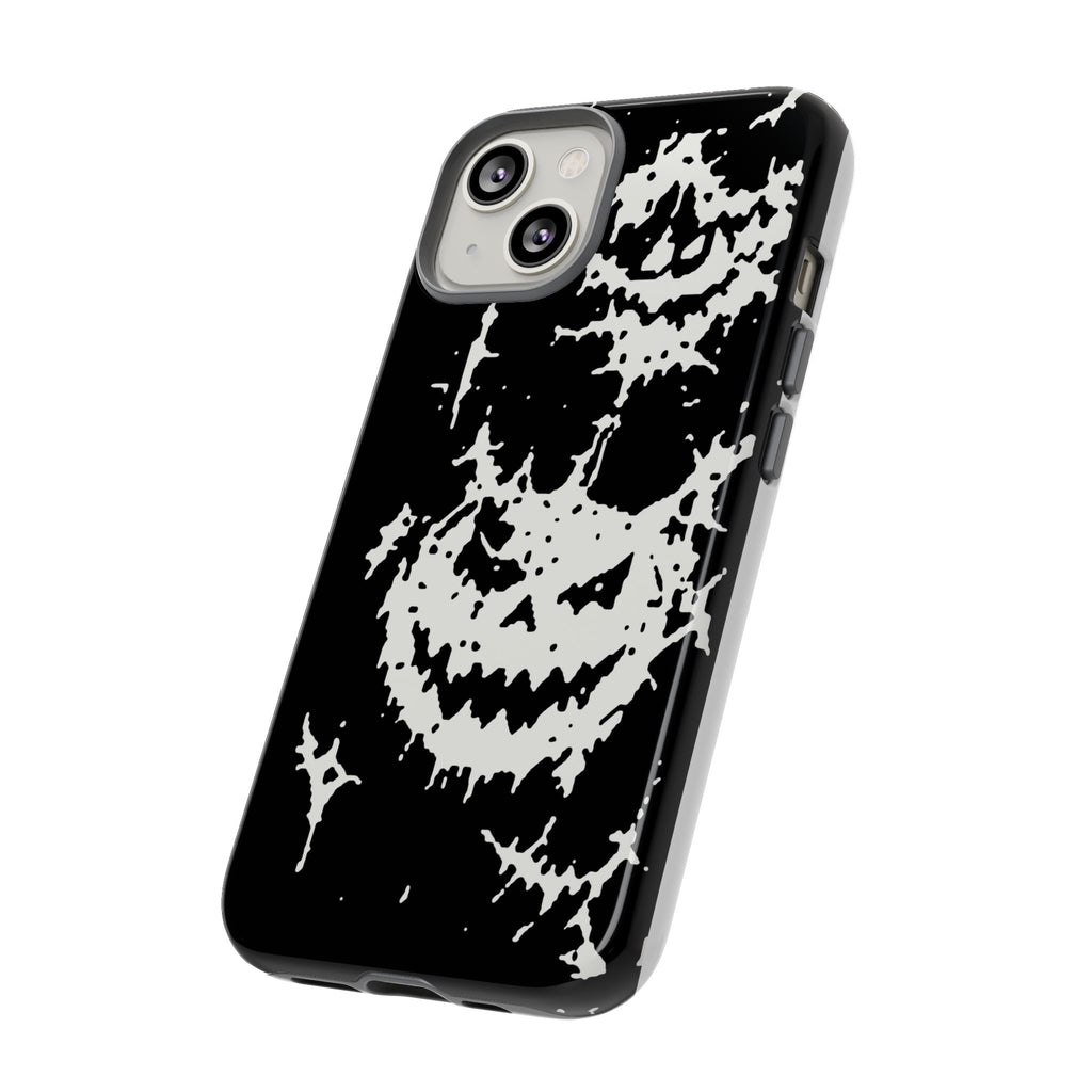 White Spiderweb Pumpkin Phone Case