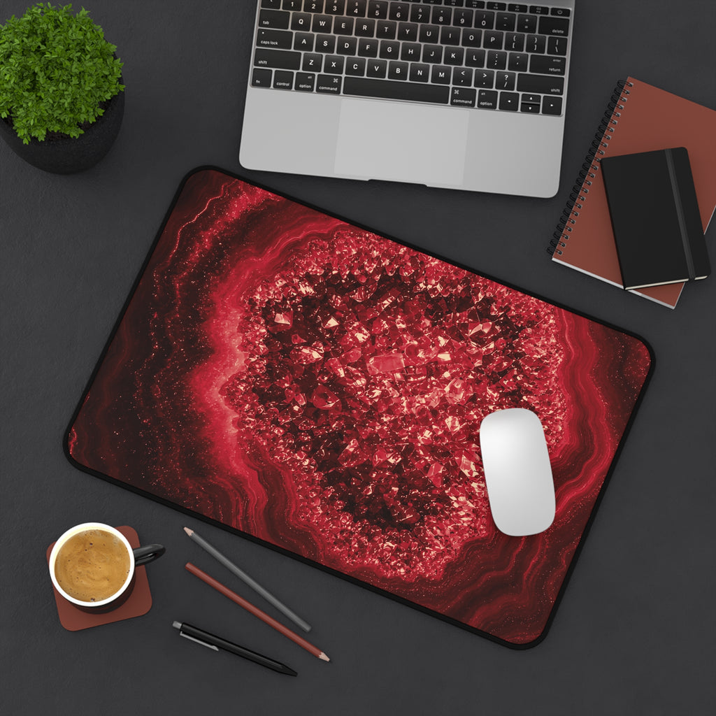 Geode Core - Cherry Cola Desk Mat