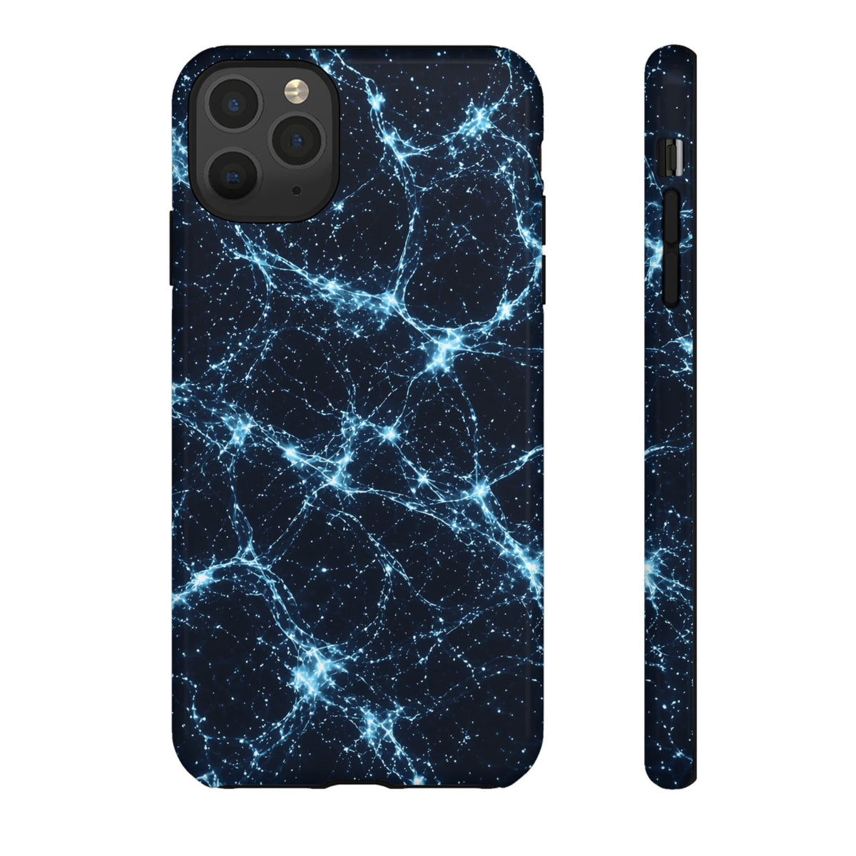 Neon Mycelium - Ice Crystal Phone Case