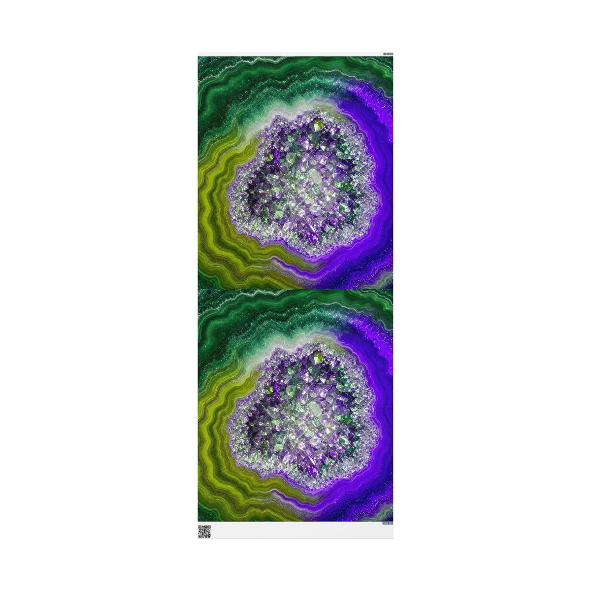 Geode Core - Ruby Emerald Wrapping Paper