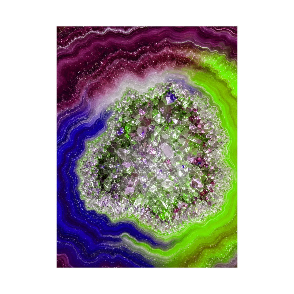 Geode Core - Cosmic Berry Poster