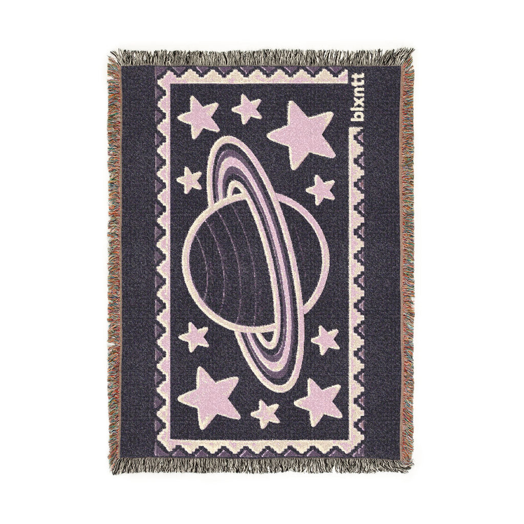 BLXNTT Purple Hippie Woven Blanket #3