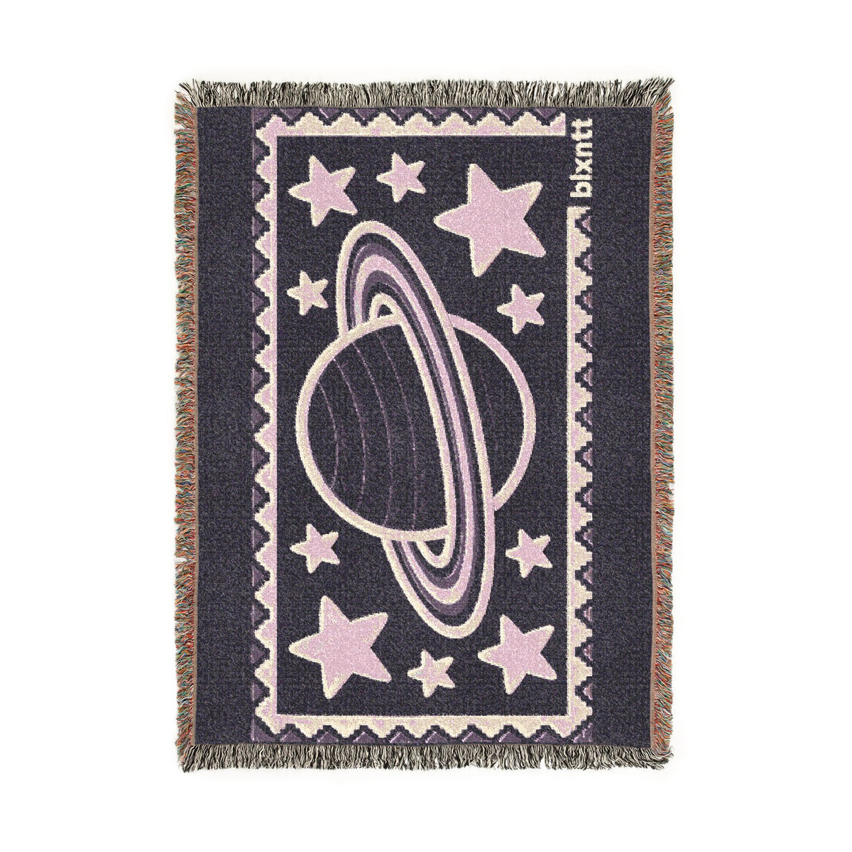 BLXNTT Purple Hippie Woven Blanket #3