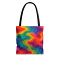 Rainbow Marble Tote Bag