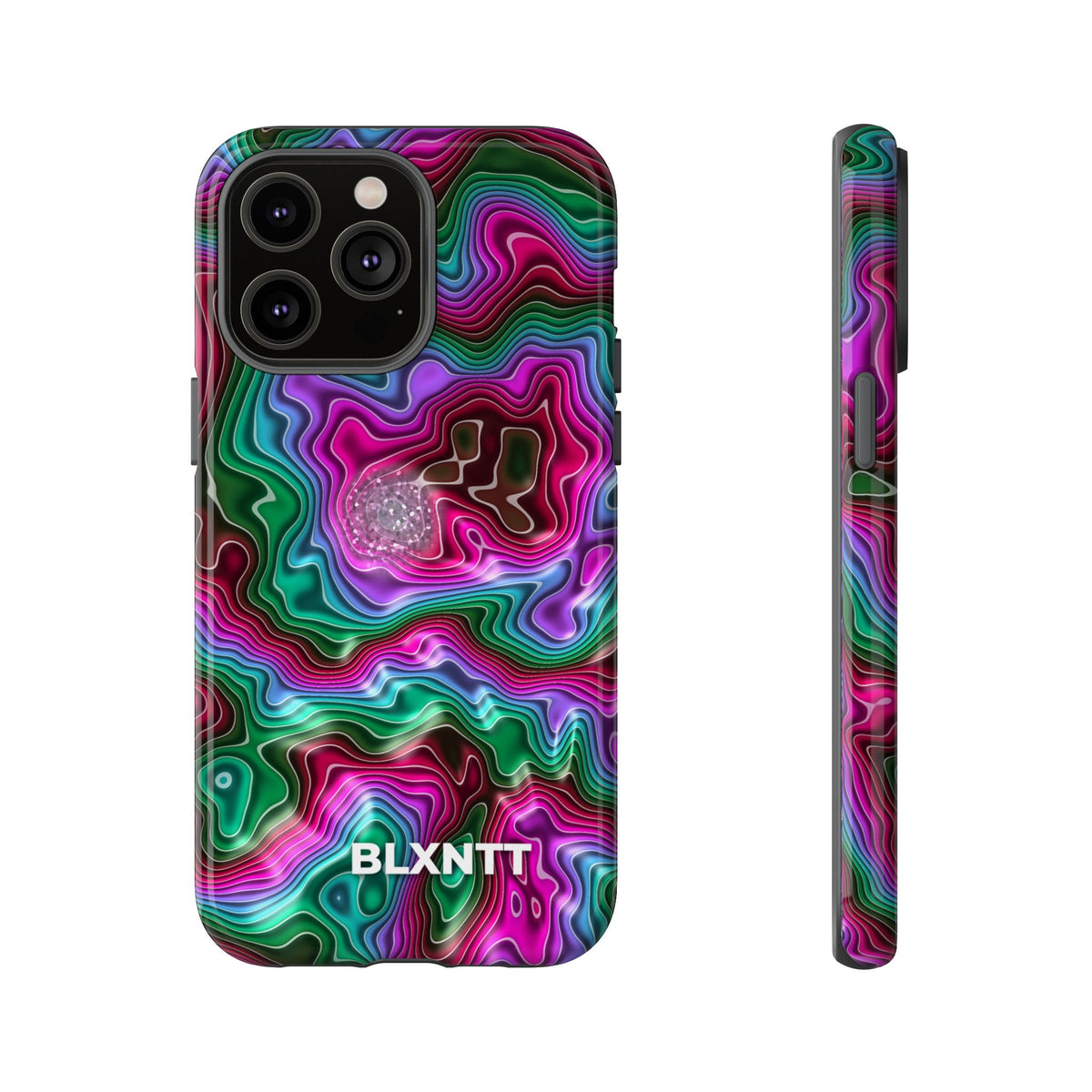 Neon Agate Phone Case