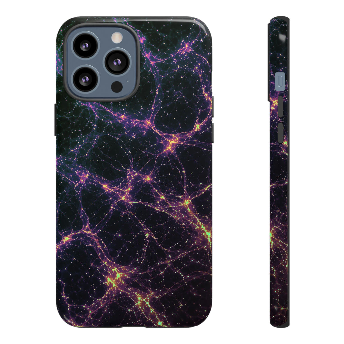 Neon Mycelium - Holographic Phone Case