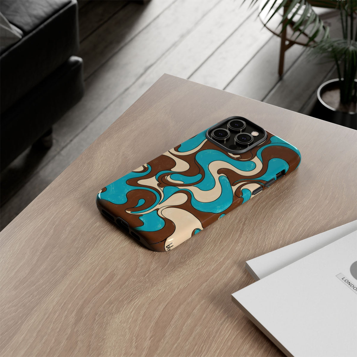 Fillmore Flow - Turquoise & Chocolate Phone Case