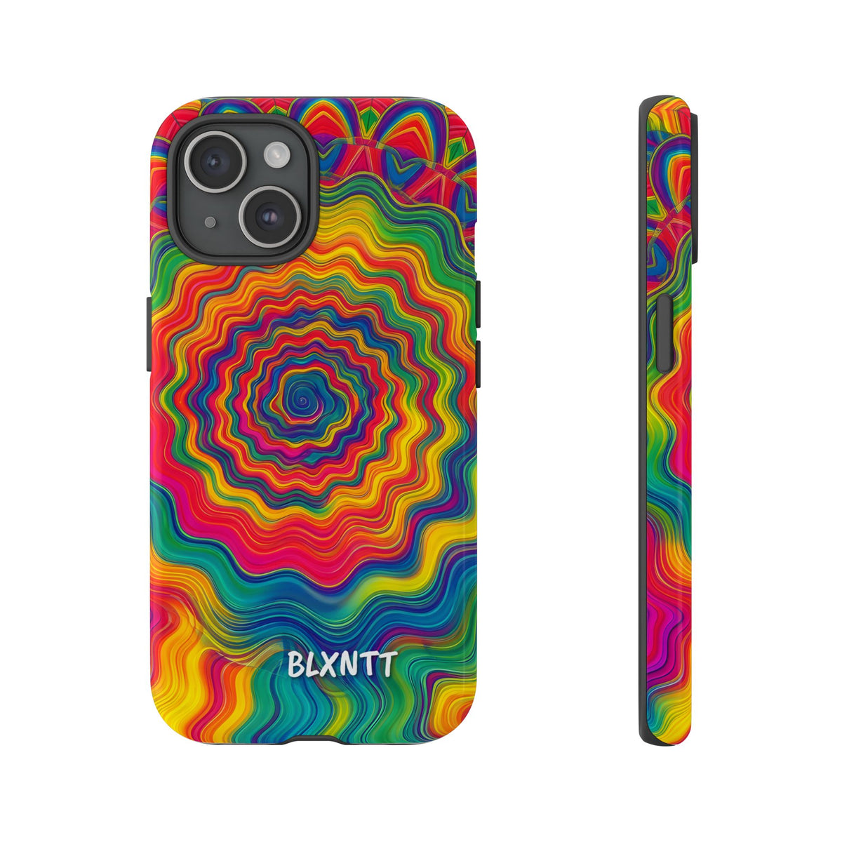 Hypnotic Rainbow Ripple Phone Case