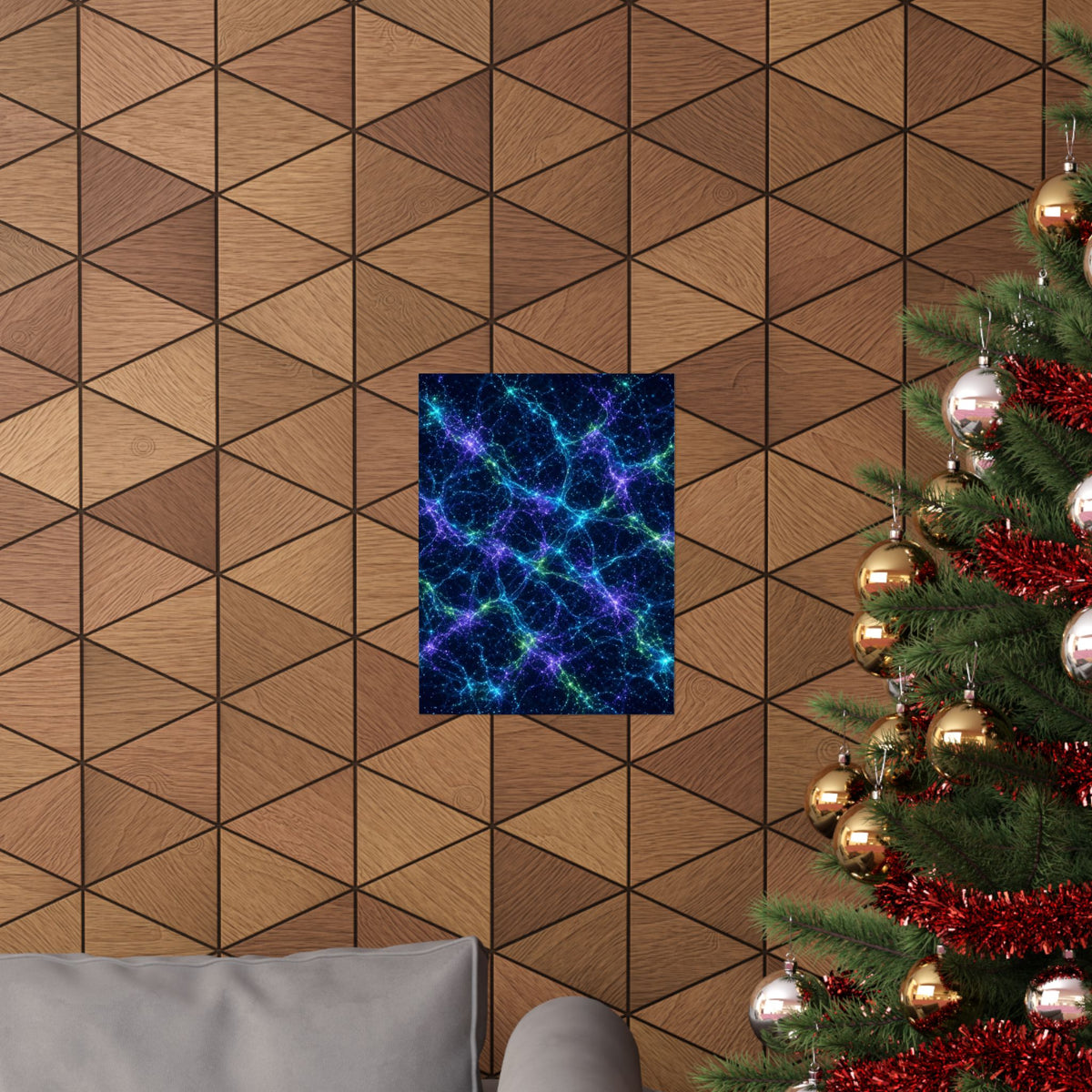 Neon Mycelium - Original Glow Poster