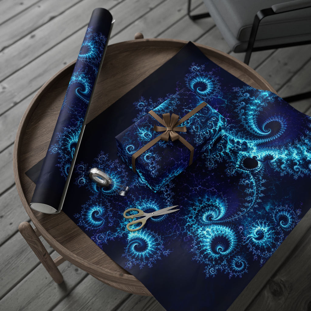 Copper Infinity - Deep Ocean Wrapping Paper