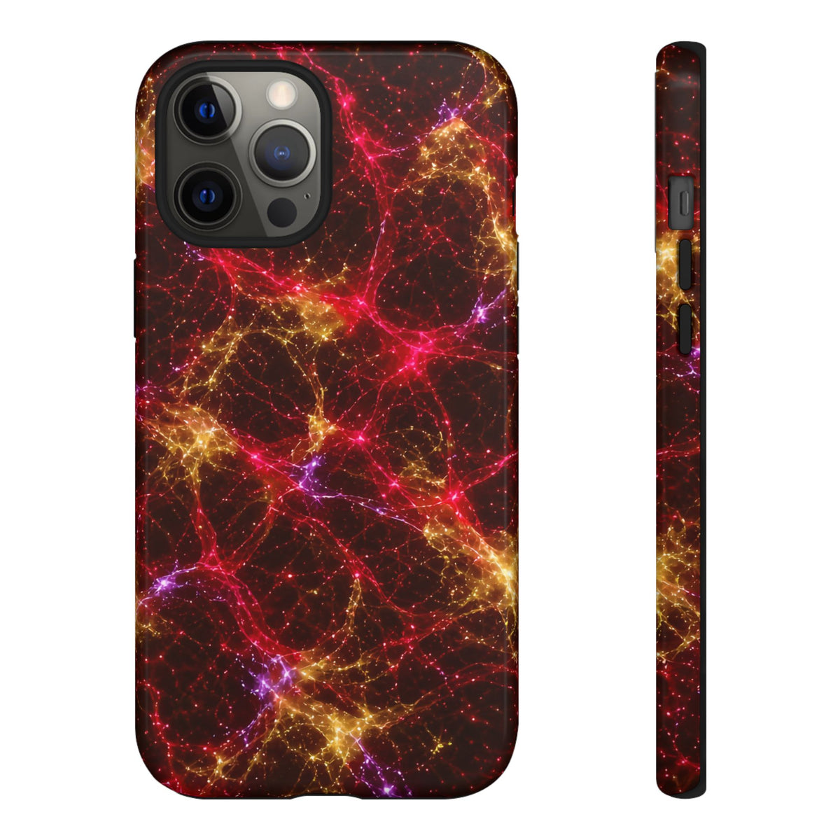 Neon Mycelium - Rainbow Nerve Phone Case