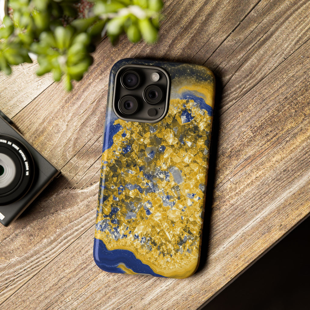 Geode Core - Mustard Navy Phone Case