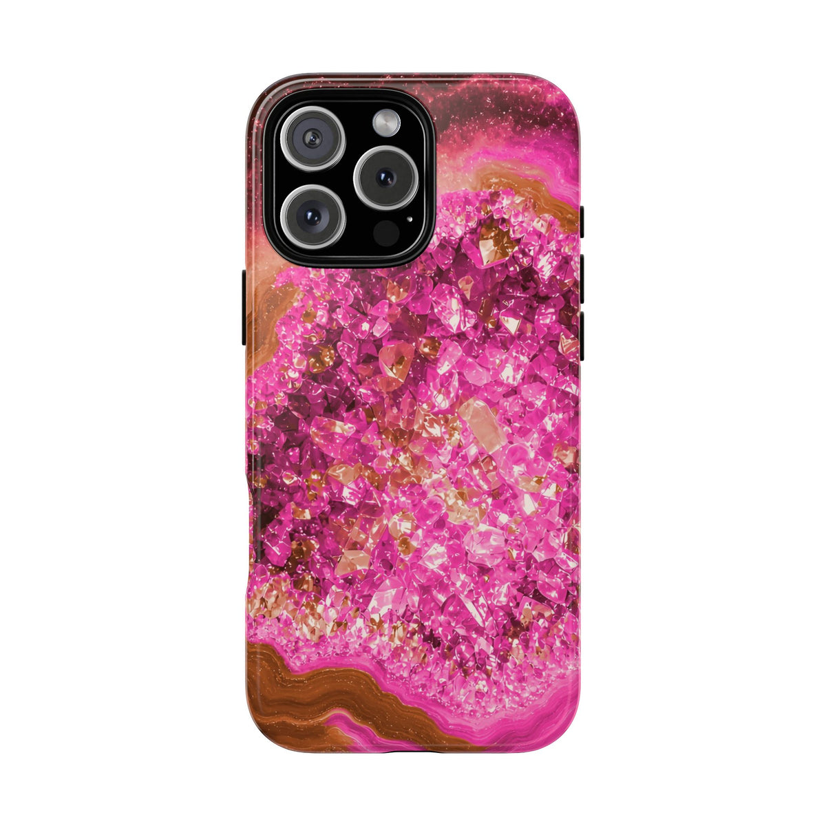 Geode Core - Terracotta Neon Phone Case