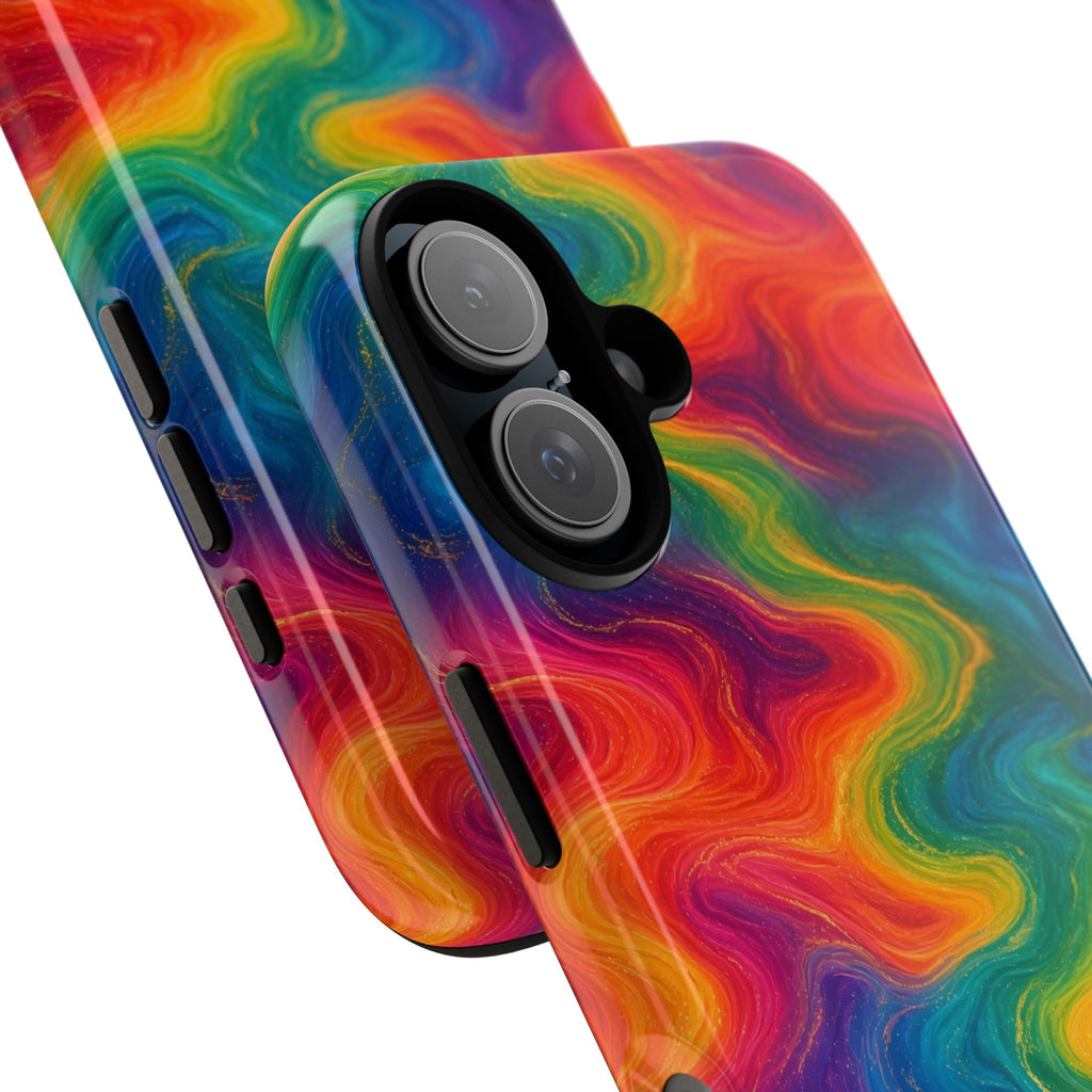 Rainbow Marble Phone Case