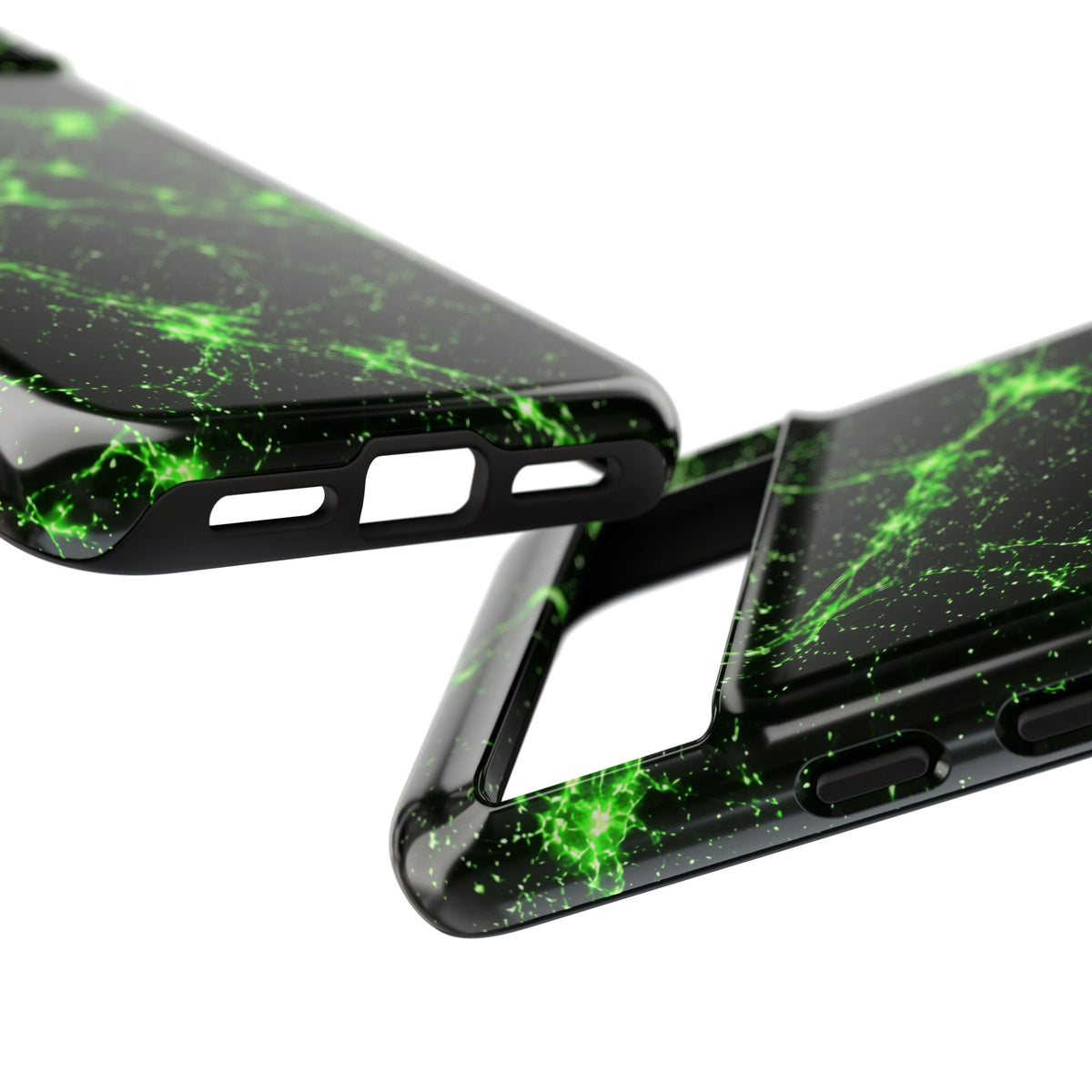 Neon Mycelium - Toxic Lime Phone Case