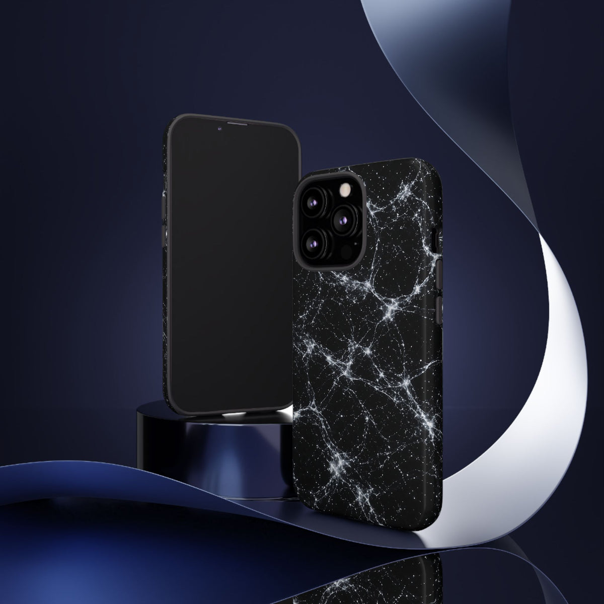 Neon Mycelium - Silver Ghost Phone Case