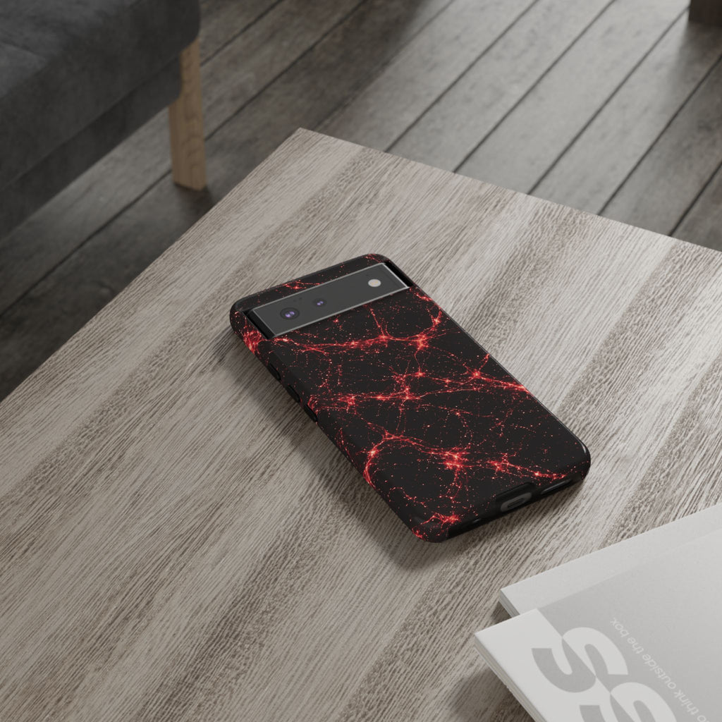 Neon Mycelium - Blood Moon Phone Case