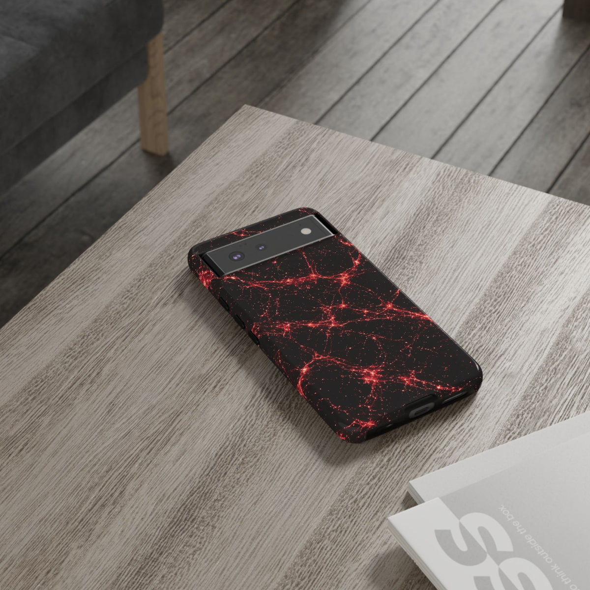Neon Mycelium - Blood Moon Phone Case