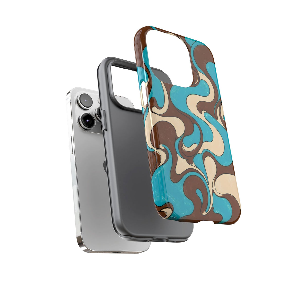 Fillmore Flow - Turquoise & Chocolate Phone Case