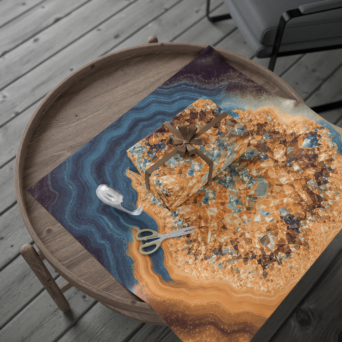 Geode Core - Desert Mirage Wrapping Paper