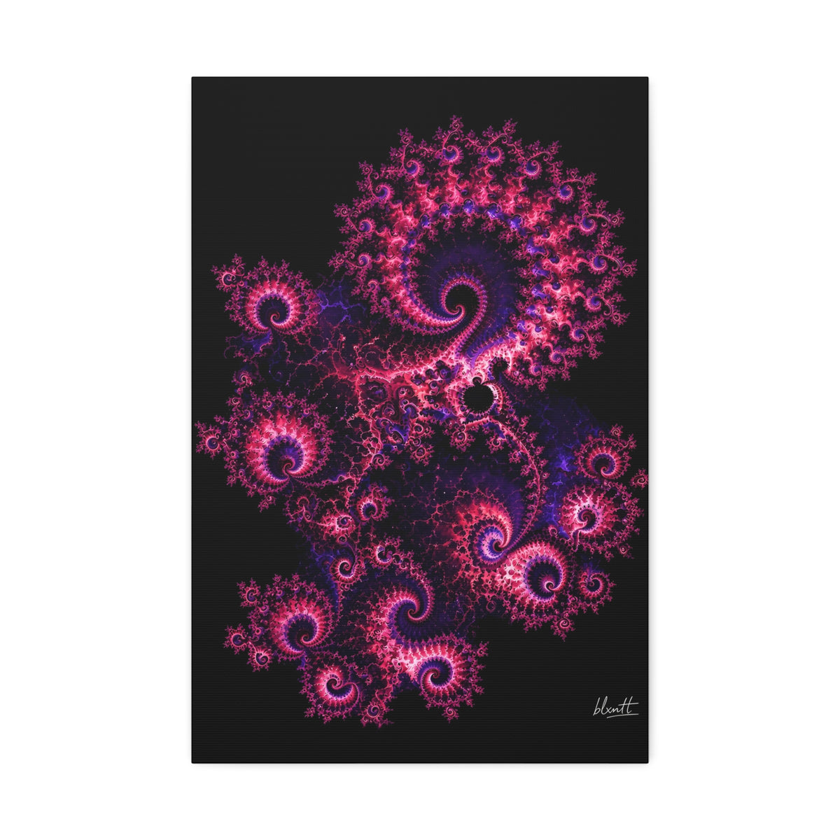 Copper Infinity - Hot Pink & Violet Glossy Canvas