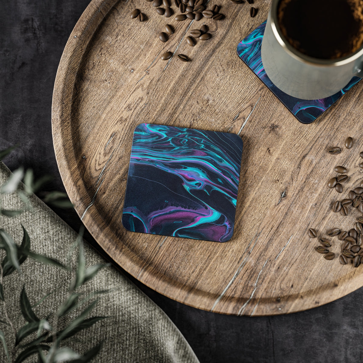 BLXNTT Midnight Pour Coasters (Single or Set of 4)