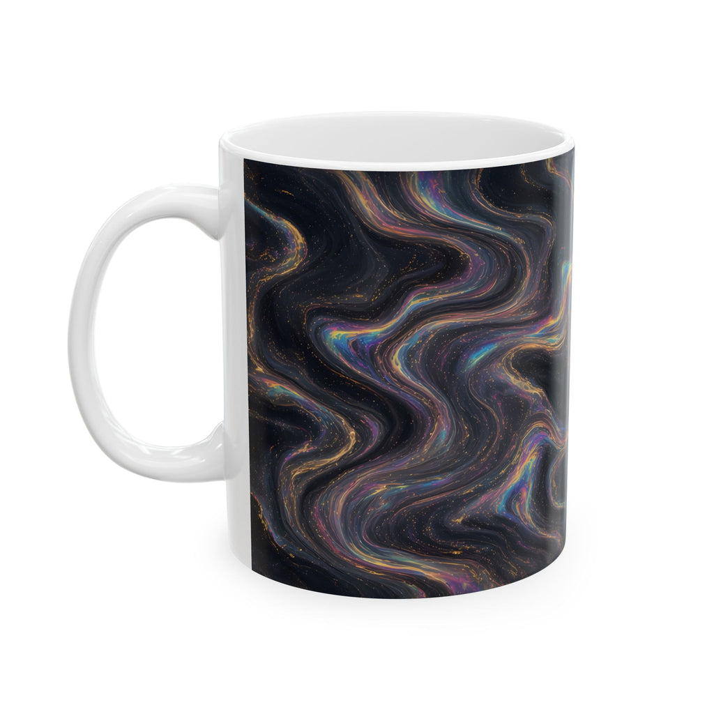 Galaxy Iridescent Marble Mug