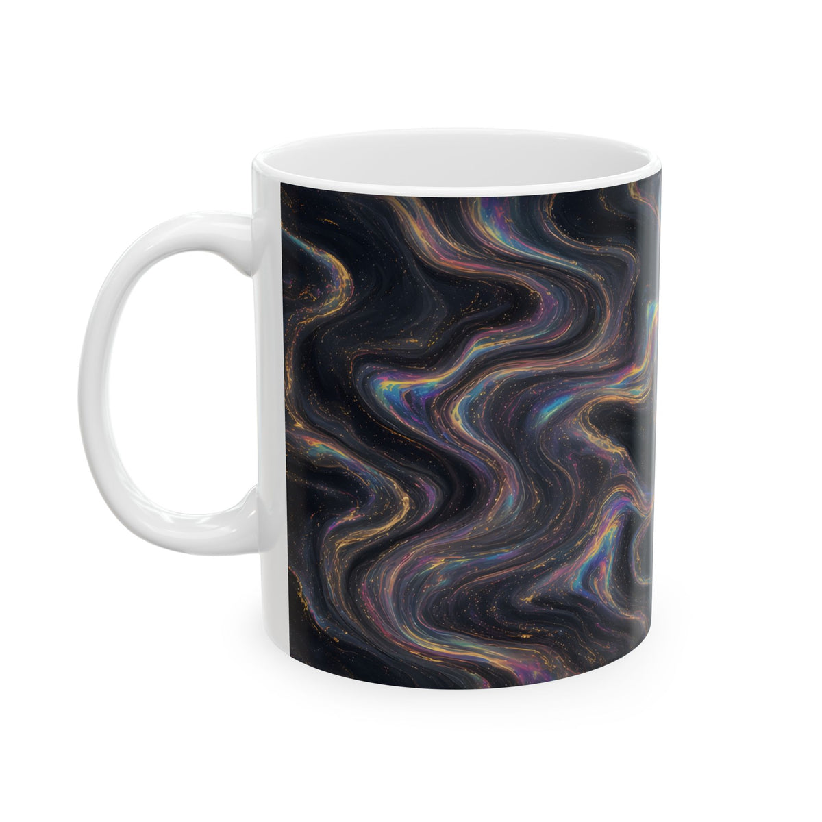 Galaxy Iridescent Marble Mug