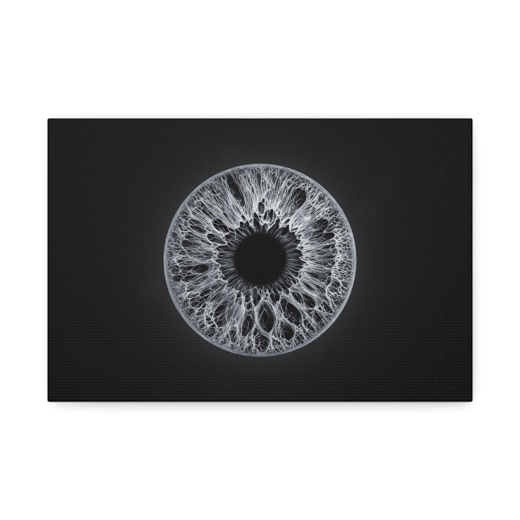 BLXNTT Iris – Lace Web Gray Glossy Canvas