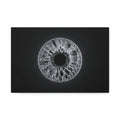 BLXNTT Iris – Lace Web Gray Glossy Canvas