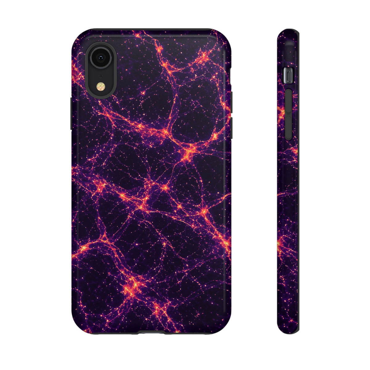 Neon Mycelium - Sunset Synapse Phone Case