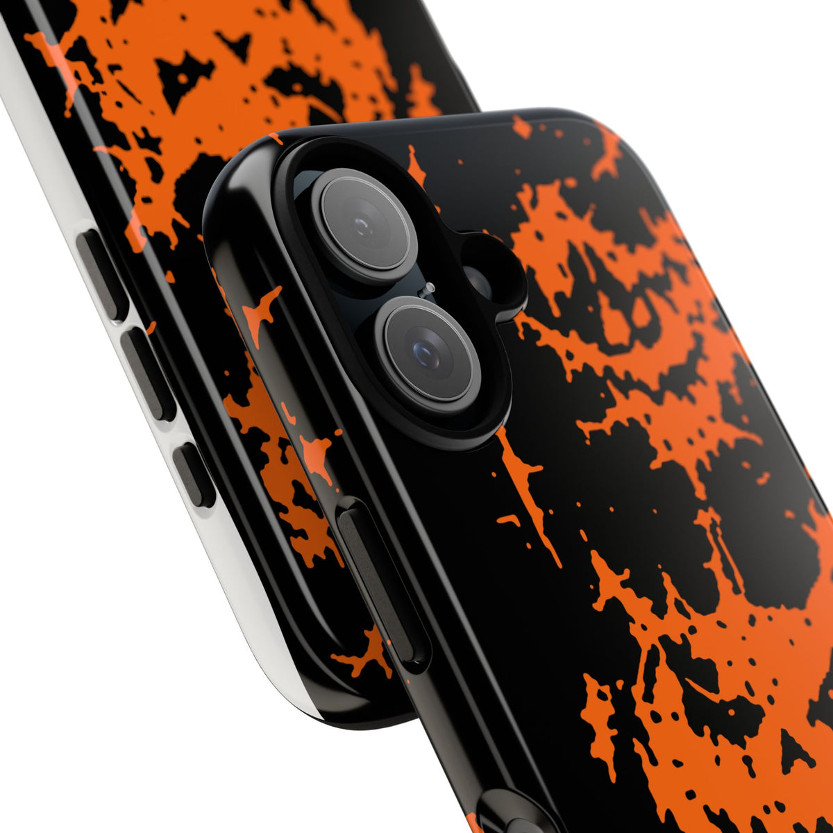 Orange Spiderweb Pumpkin Phone Case
