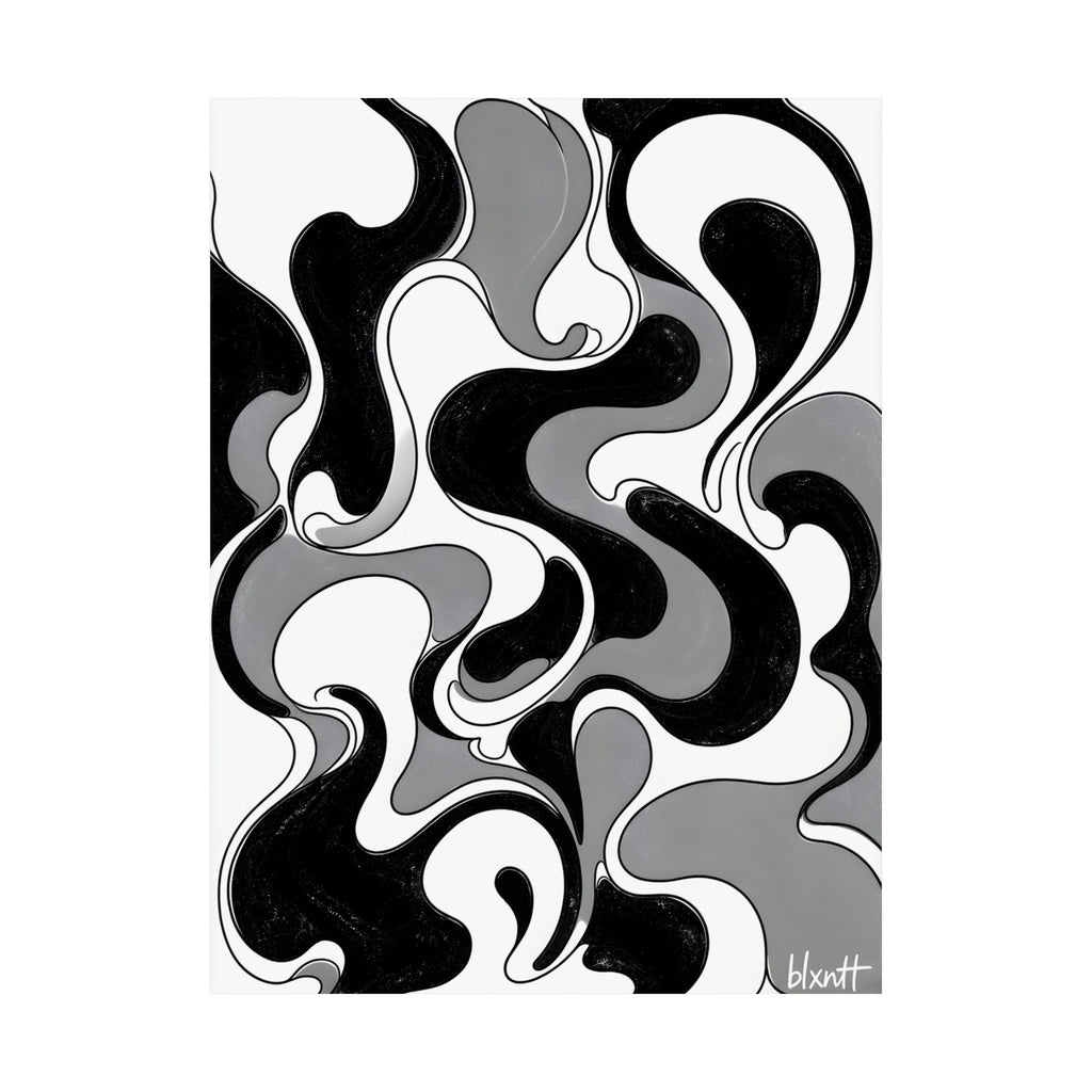 Fillmore Flow - Monochrome Poster