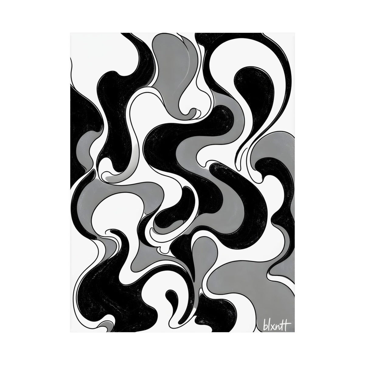 Fillmore Flow - Monochrome Poster
