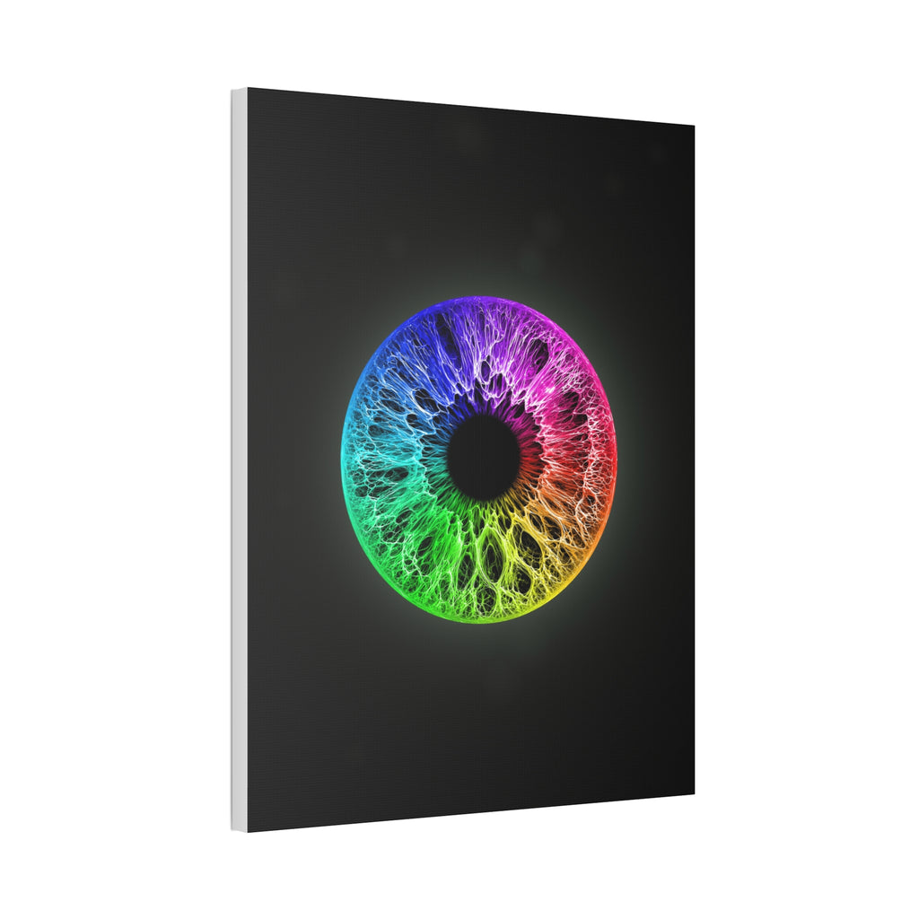 BLXNTT Iris – Lace Web Rainbow Sectors Glossy Canvas