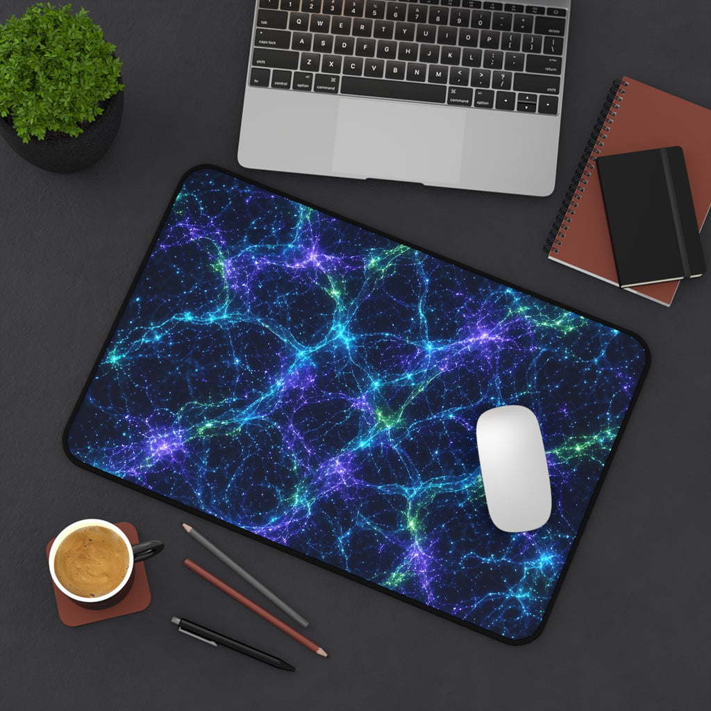 Neon Mycelium - Original Glow Desk Mat