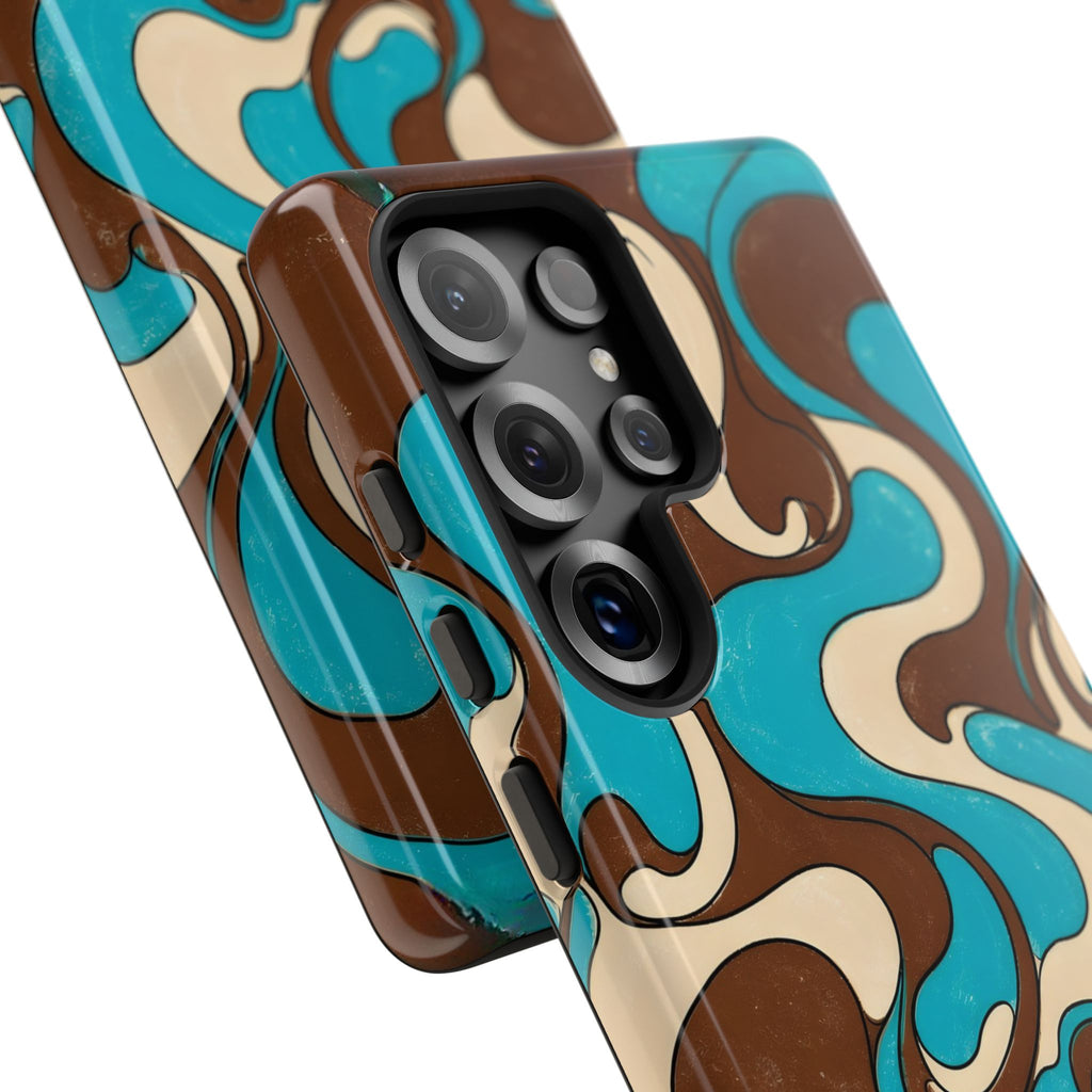 Fillmore Flow - Turquoise & Chocolate Phone Case