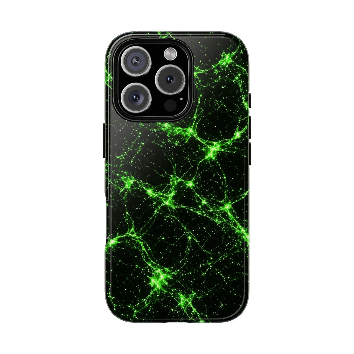 Neon Mycelium - Toxic Lime Phone Case