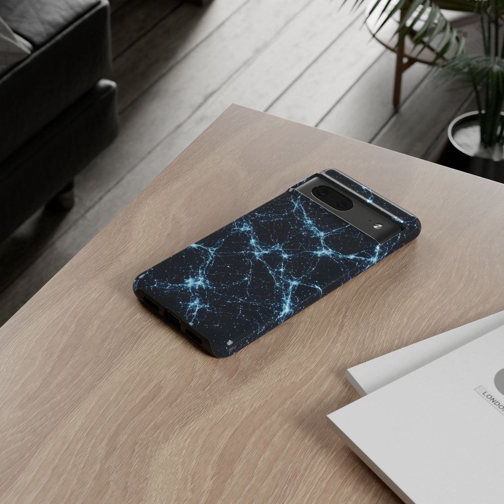 Neon Mycelium - Ice Crystal Phone Case